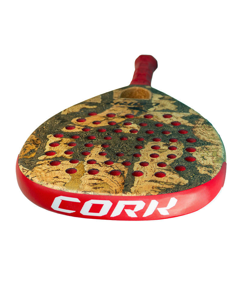 Cork Padel Racket Extreme Red + FREE Thermobag - View 4