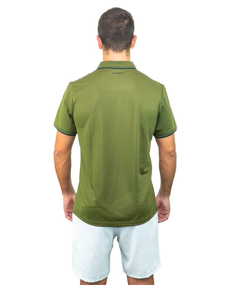 Men's Premium Polo Olive Green - View 2