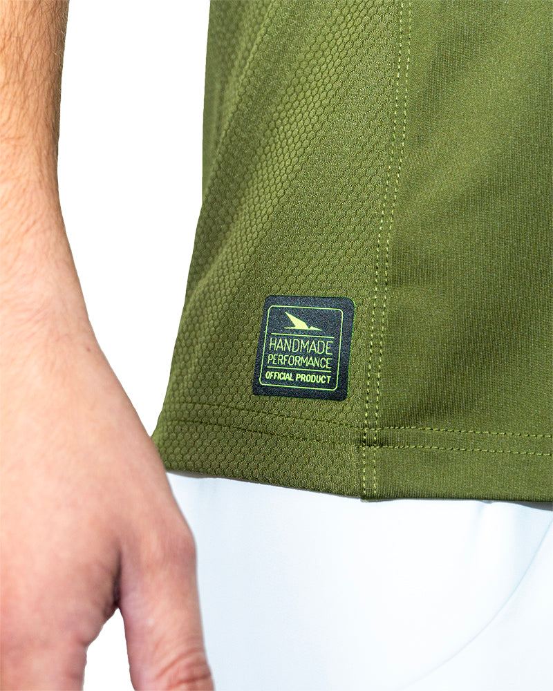 Men's Premium Polo Olive Green - View 5
