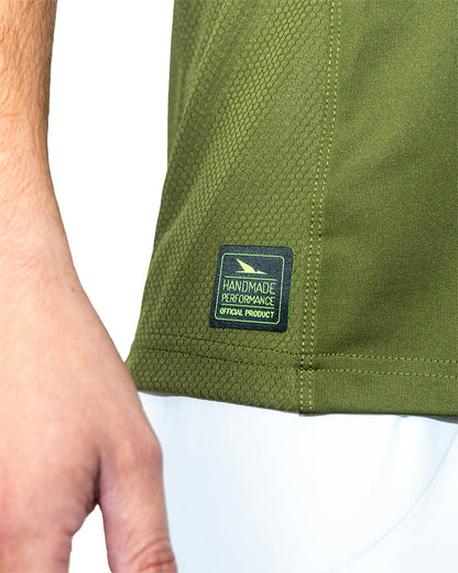 Men's Premium Polo Olive Green - View 5