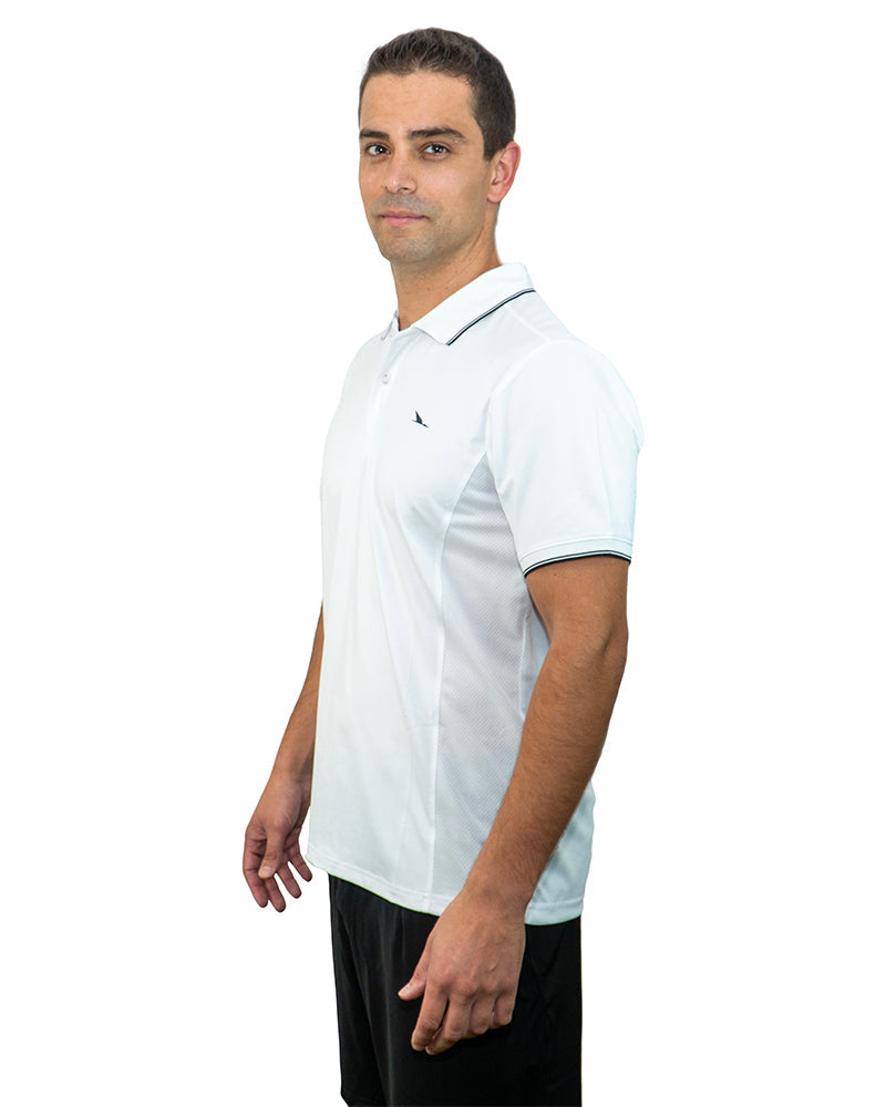 Men's Premium Polo White - View 3
