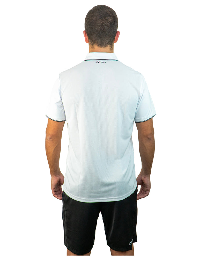 Men's Premium Polo White - View 2