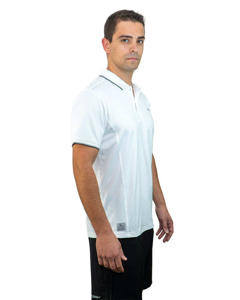 Men's Premium Polo White - View 4