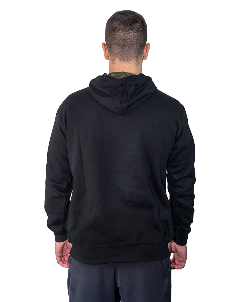 Men's Sweatshirt Black/Green - View 2