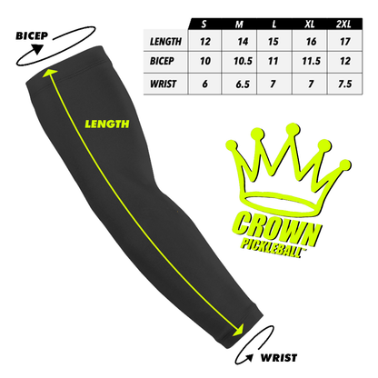 CROWN PICKLEBALL - SLEEVE - BUBBLE GUM TROPICS (Pink/Maroon)