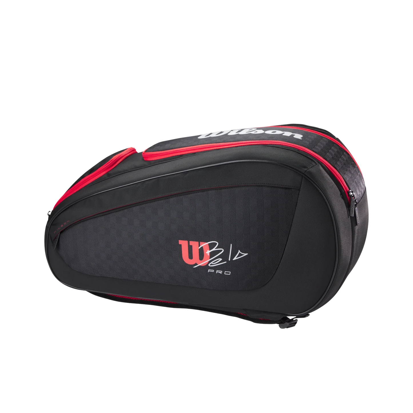 Wilson Bela V3 Padel Racket Bag Black/Red - View 2