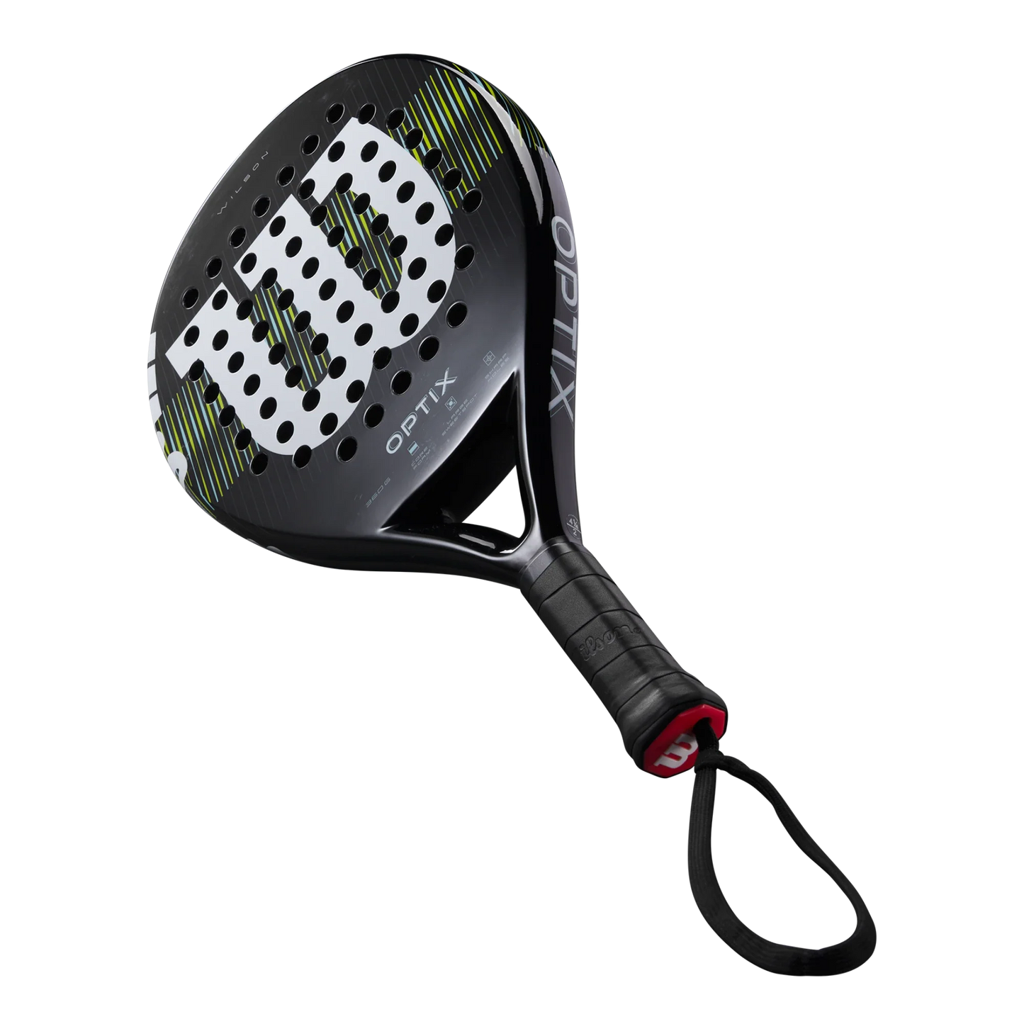 Wilson Optix V1 Black Padel Racket - View 6