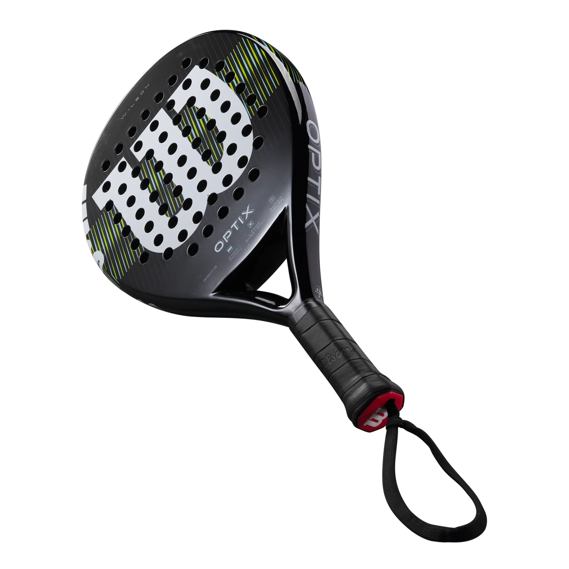 Wilson Optix V1 Black Padel Racket - View 6