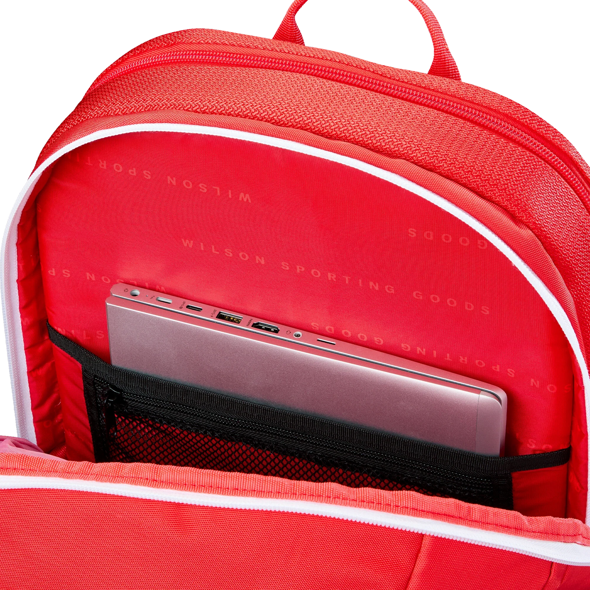 Wilson Tour Red Padel Backpack - Back View