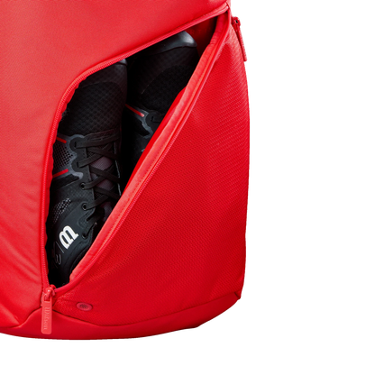 Wilson Tour Red Padel Backpack - Back View