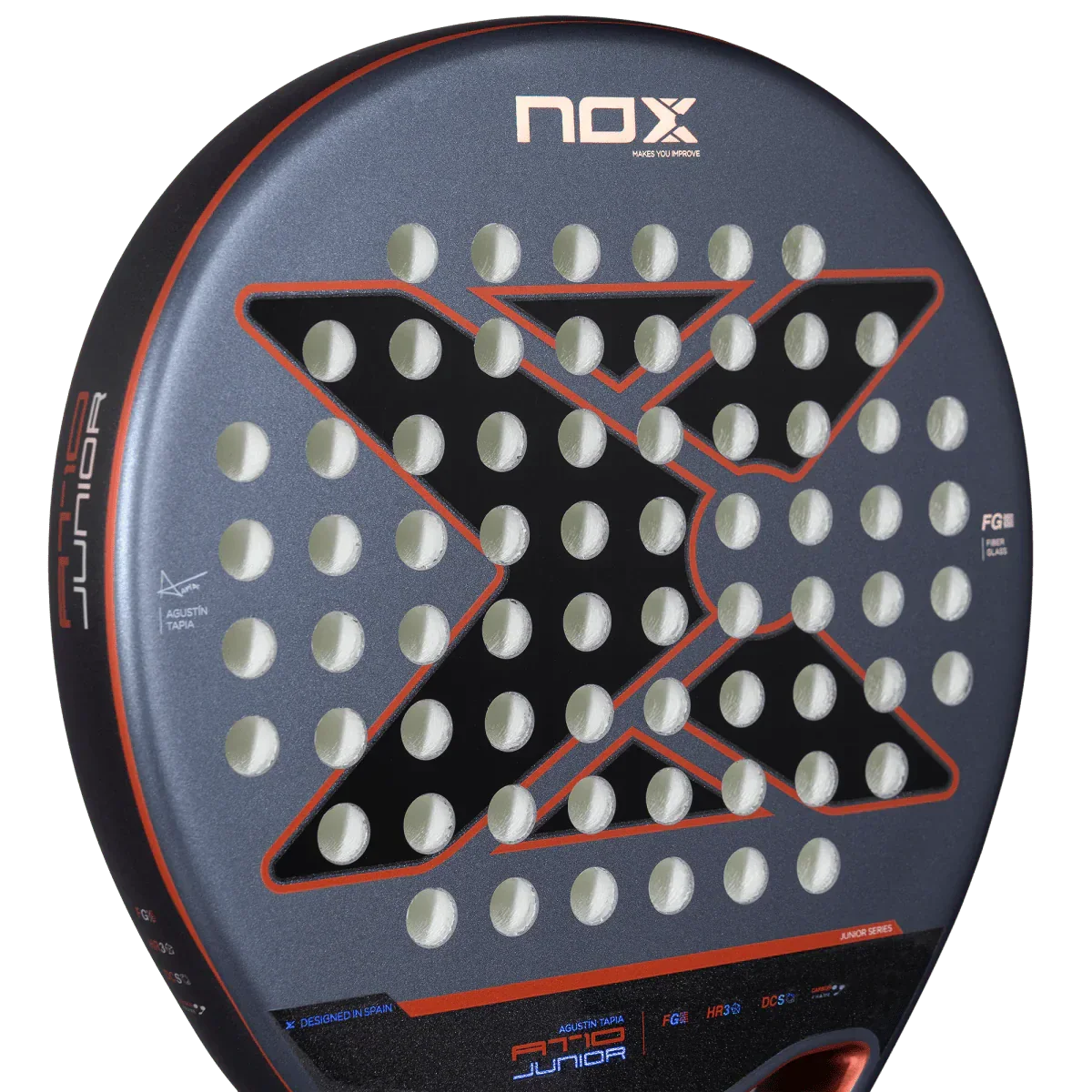 Nox AT10 Genius JR By Agustin Tapia 2025 Padel Racket - View 3