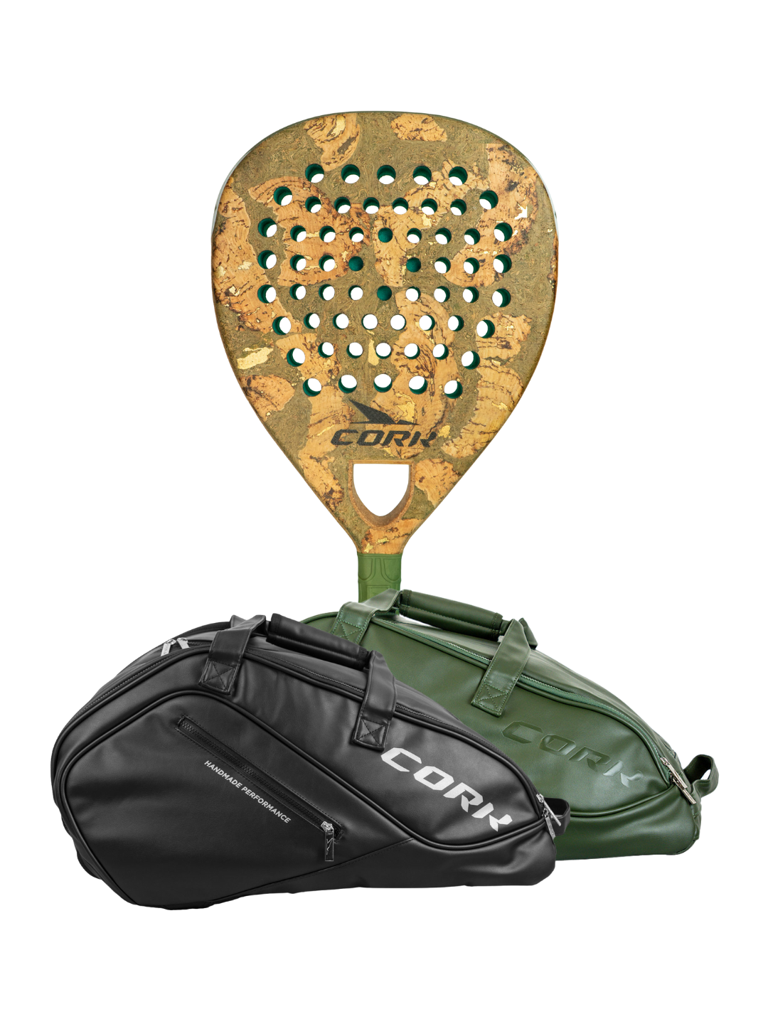 Cork Padel Racket Extreme Green + FREE Thermobag - View 7