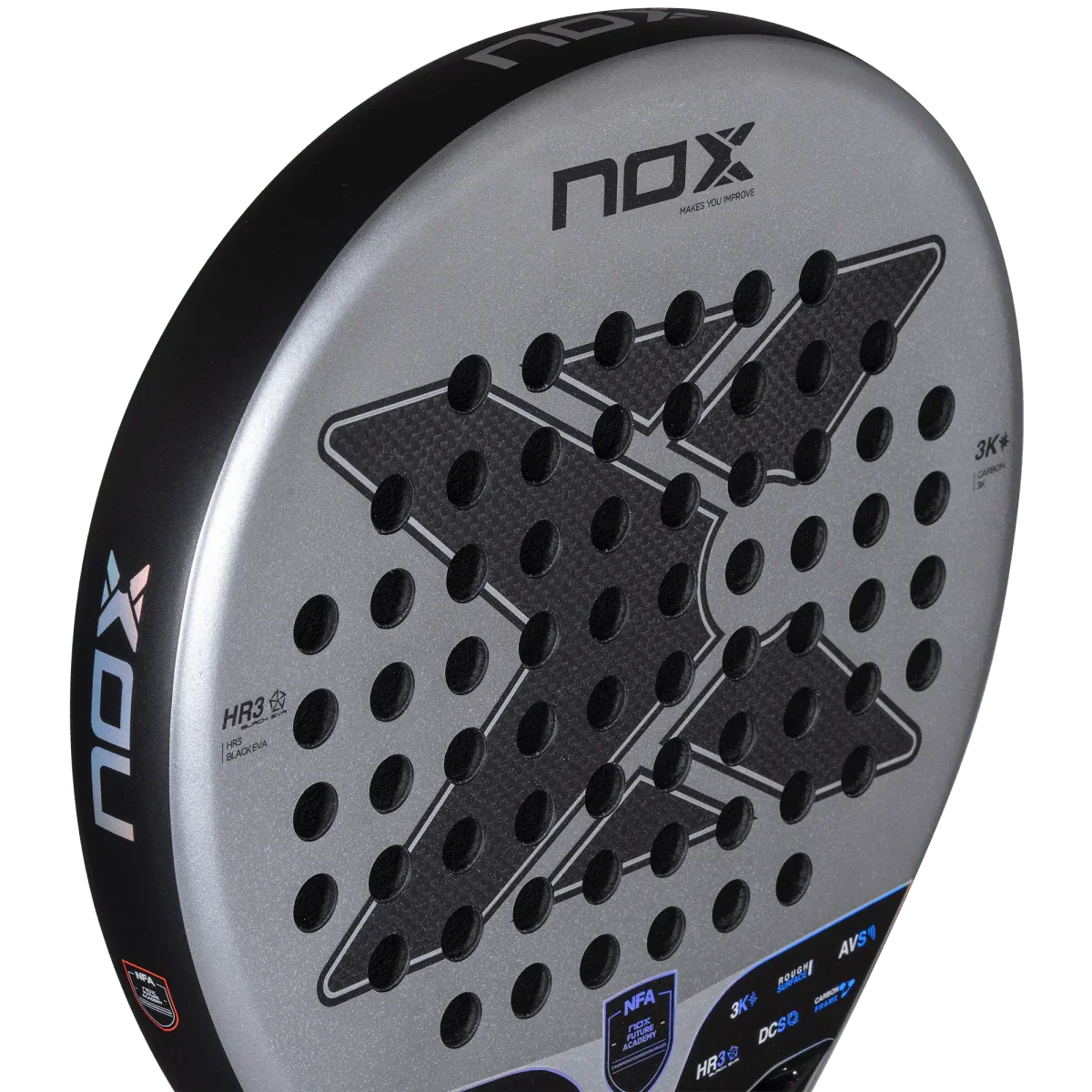 Nox Nextgen Pro Hybrid 3K NFA Series 2025 Padel Racket - View 3