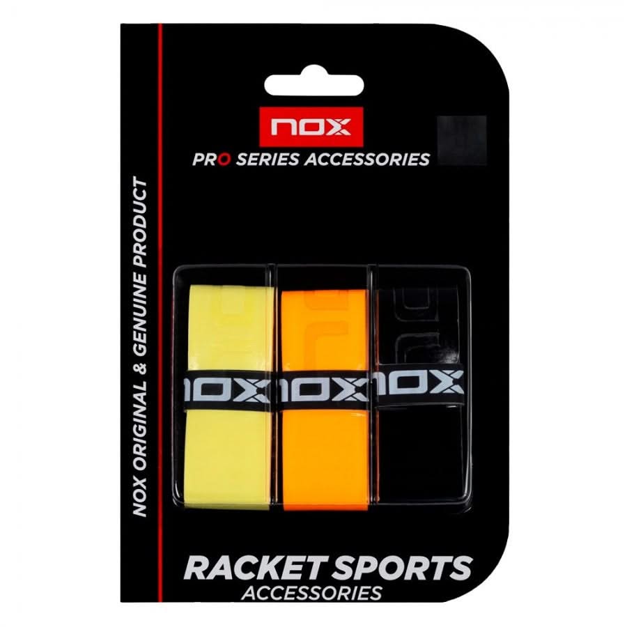NOX Pro Overgrip White 3 Pack - View 2