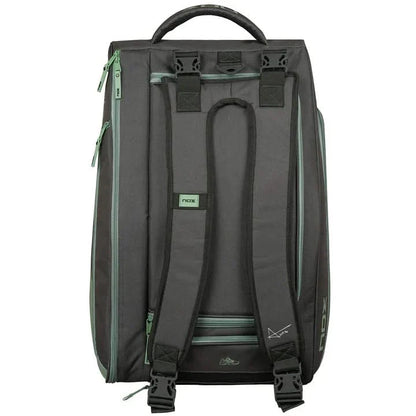 Nox AT10 Competition Trolley Backpack Black/Green Padel Bag - View 7
