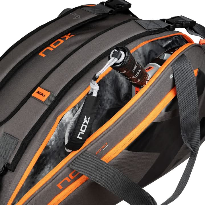 Nox AT10 Team Grey/Orange Padel Bag - View 4