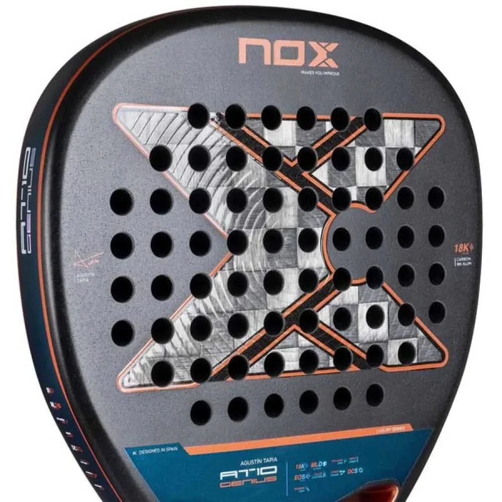 Nox AT10 Genius Attack 18K  Agustin Tapia Padel Racket 2025 - View 3